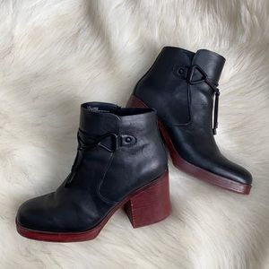 Kork-Ease Block Heel Boot with Dangle Detail